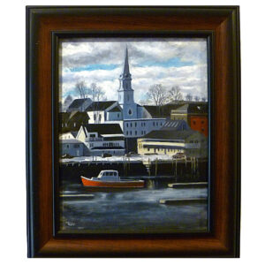 Camden Harbor in Winter
