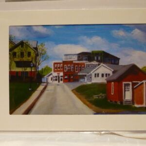 Belfast, Maine from Front Street.  Greeting card with envelope 4.5 X 6.5 inches.